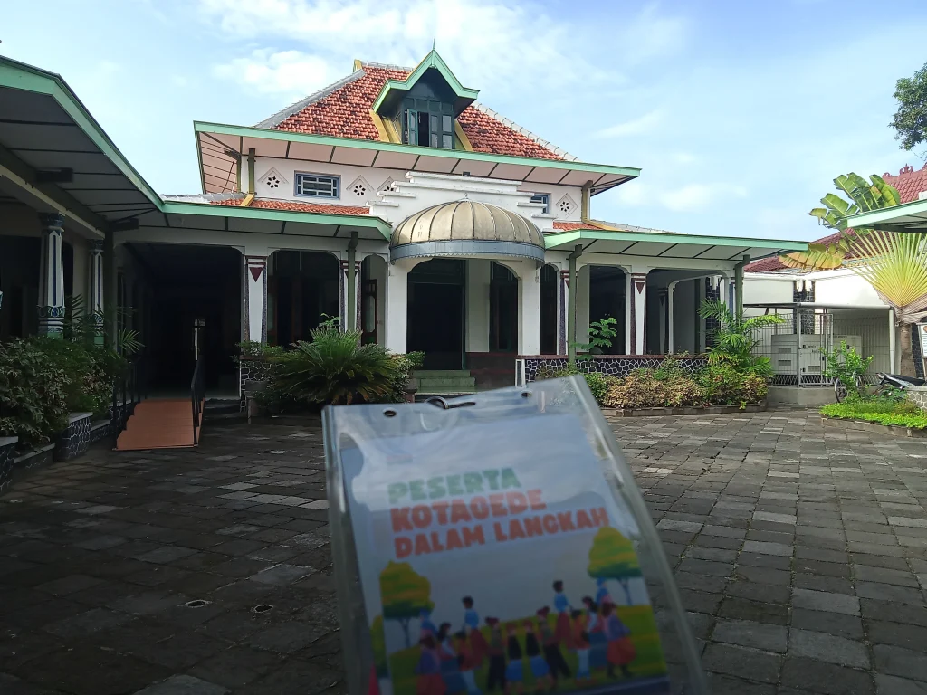 name tag peserta walking tour museum kotagede